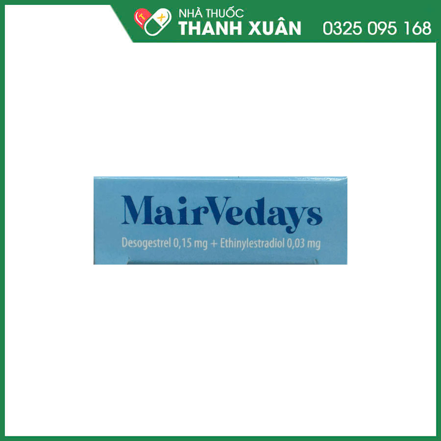 MairVedays thuốc tránh thai hàng ngày